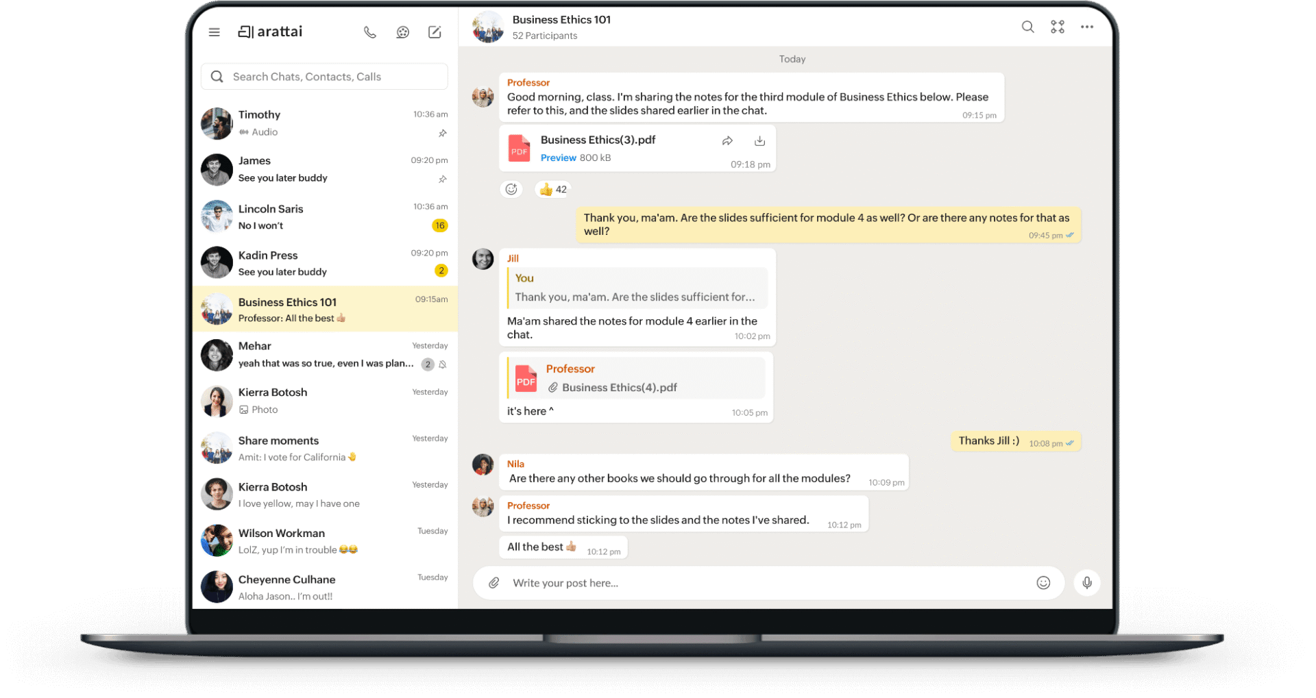 arattai desktop casual chat app
